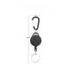 Anti-Lost Anti-Theft Keychain Outdoor Drawstring Buckle ABS Material Round Carabiner Retractable Easy Pull_viptrois.com