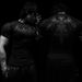 Men's Gothic Streetwear Gym T-Shirt – Oversized Dark Print Short Sleeve (Black/White With Demon Skull Design)_viptrois.com