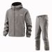 Premium Fleece Zip-Up Hoodie & Jogger Set - Soft Thermal Lined Winter Wear For Men & Women (Plus Size Available)_viptrois.com