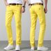 Men's Clothing Spring And Summer Thin Loose Straight Trousers Men's Elastic Business High End Long Pants Men_viptrois.com