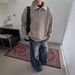 American Convertible Turtleneck Sweater For Men, Autumn Old Money Style Knitted Top, Long Sleeve Cleanfit Jacket_viptrois.com