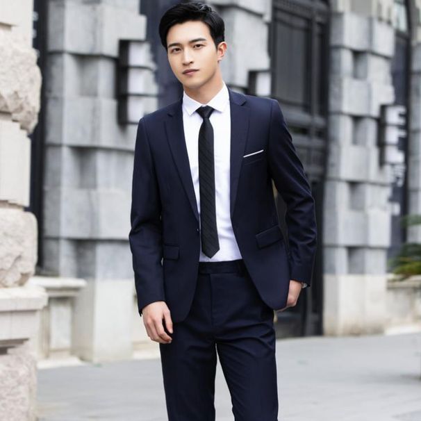 Men's Clothing Brother Suit Groom Wedding Business Casual Professional Formal Suit Autumn_viptrois.com