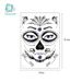 Waterproof Halloween stickers Face masquerade party face stickers Mexican Day of the Dead tattoo stickers_viptrois.com