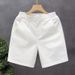 Men's Clothing Versatile Multi Color Casual Shorts Men's Summer Thin Shorts Men's Trendy Brand Trendy Outer Wear Straight Large Pants_viptrois.com