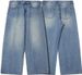 Mens Baggy Jeans Vintage Plain Pants Casual Wide Leg Loose Fit Denim Hip Hop Jean_viptrois.com