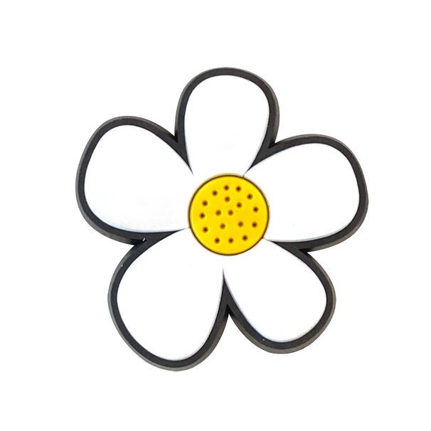 New Cute Little Fresh Flowers Sunflower Shoes Flower Shoe Buckle Small Daisy Shoes Accessories Accessories_viptrois.com