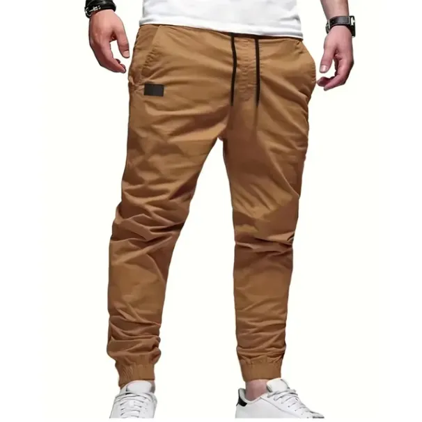 New Men's Casual Sports Sweatpants Male Jogger Cargo Harem Pencil Pants Trousers Multi-pocket Sweatwear_viptrois.com