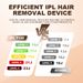 Les colton IPL Haaren tfernung für Frauen und Männer 999.999 Blitze permanente Laser Epilierer schmerzlose Haarentferner für den ganzen Körper_viptrois.com
