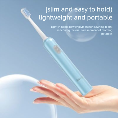 Kawu Electric Toothbrush Oral Sonic Household Fully Automatic Deep Cleaning Waterproof Smart Reminder Soft Bristle_viptrois.com