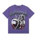 Skull Washed Summer Ins High Street Dark Style Unisex T-Shirts_viptrois.com