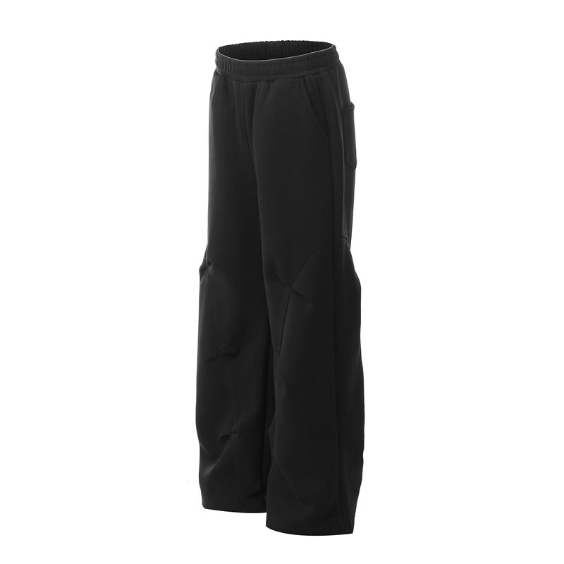 Men's Clothing Retro Pleated Machete Casual Pants Loose High Street Handsome Sweatpants_viptrois.com
