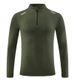 Men's Clothing Long-Sleeved T-Shirt Quick-Drying Running Sports Fitness Stand-Up Collar Sweatshirt Breathable Bottoming Shirt Outdoor Clothing_viptrois.com