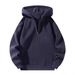 Men's Zip-Up Hoodie With Kangaroo Pocket - Casual Streetwear Pullover Sweatshirt For Hip Hop & Urban Style (Black, Grey, Pink, Purple, Navy)_viptrois.com