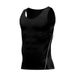 Men's Clothing Tight Training Vest Sleeveless Sports Running Gym Basketball Elastic Quick Drying Vest_viptrois.com