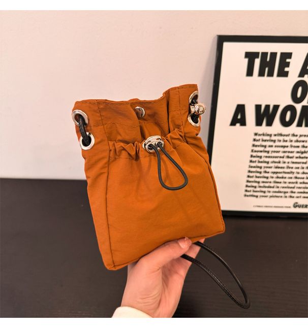Mini Bag Casual All Match Nylon Crossbody Mobile Phone Bag For Going Out, Lightweight Small Backpack, Simple And Fashionable Coin And Earphone Bag_viptrois.com