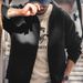 Madden Workwear Retro Gray Hooded Waffle Sweatshirt Lazy Cardigan Sports Jacket Knitted Sweater For Men In Autumn_viptrois.com