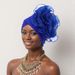 New Fashion Side Big Flower African Ethnic Characteristics Baotou Hat Turban Hat_viptrois.com