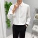 Men's Casual Long Sleeve Shirt - Wrinkle-Free Business Formal & Stylish Spring Autumn Wear (S-4XL, Multiple Colors)_viptrois.com