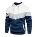 Men's Large Size Color Matching Fashion Hip Hop Sweatshirt Men Casual Sports Tops_viptrois.com