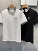 European Fashion Brand Business Polo Shirt Short Sleeved Men's Summer Embroidered Lapel Casual Versatile Design_viptrois.com