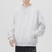 2025 Spring New Brand Stand Up Collar Cardigan Sweatshirt Men's Trendy Loose Casual Grey Money Style Wearing Coat 449_viptrois.com