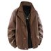 Men's Jacket Spring And Autumn New Stand-up Collar Locomotive Clothing Versatile Trend Explosive Jacket Men_viptrois.com