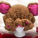 New Three Dimensional Big Ear Sleeping Cap Plush Cartoon Cute Children's Head Protection Cap_viptrois.com