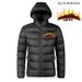 Men's Clothing Men's Cotton Coat European And American Simple Casual Thin Style Flame Letter Hooded Jacket Men's Short Cotton Coat_viptrois.com