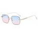 Women's Sunglasses Square Frame With Accessories, Glitter, INS Style, Fashion, High End Sense, Same Style Sunglasses For Men And Women_viptrois.com
