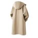 Men’s Longline Windbreaker – Korean-Inspired Trench Coat (Black/Khaki/Army Green, M-3XL, Machine Washable)_viptrois.com