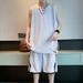 Men's Clothing Sports Suit Men's Summer New Style Trend Youth Sleeveless Student Loose Quick Drying Sleeveless Fashion Basketball Uniform_viptrois.com