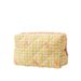 Women's Bags New Plaid Bow Large Hand Held Cosmetic Bag Coin Bag Portable Small Fresh Students_viptrois.com