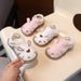 Summer Princess Style Hollow Baotou Baby Toddler Shoes Fashion Rabbit Ears Soft Bottom Girls Beach Shoes Children's Sandals_viptrois.com
