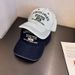 Women's Hats Cowboy Hat Women's Spring And Summer New Baseball Cap Sunshade Fashion Retro Letter Embroidered Duckbill Cap Trend_viptrois.com