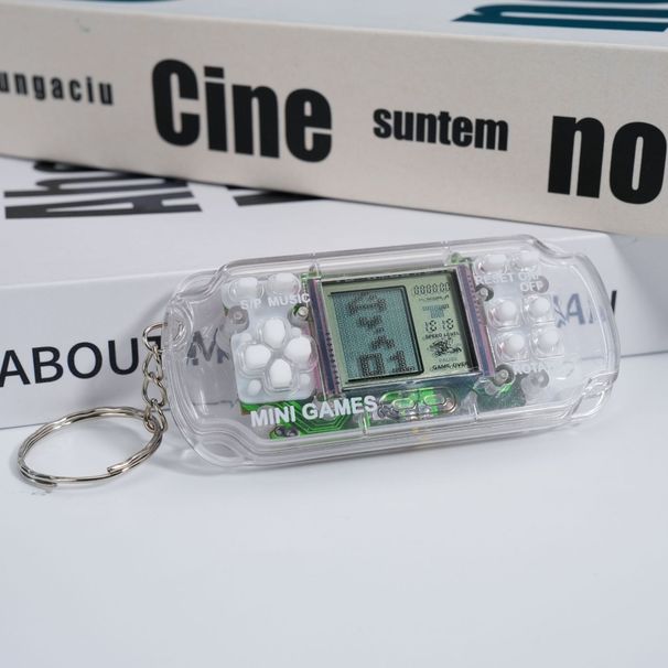 Mini Tetris Handheld Game Console Children's Cute Toy Gift Keychain Pendant_viptrois.com