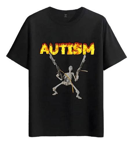 T-shirt Muscle 2026 Freaks Autism Skeleton Rock And Roll Style_viptrois.com