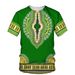 Men's Clothing Personality Abstract Pattern Digital Printing Short Sleeve Half Sleeve Creative T Shirt Clothes_viptrois.com