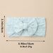 Cross-border new children's hair accessories baby cute digital printed bow headband baby elastic nylon hair band_viptrois.com