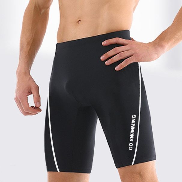 Pulse Xigege Boxer Five-Point Swim Extended Sports Swimming Trunks Quick-Dry Professional Men's Plus Size Hot Spring_viptrois.com