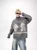 Autumn And Winter Men's And Women's American Retro Loose And Lazy Zipper Sweater Fashionable Versatile Loose Street Knitted Sweater Jacket_viptrois.com