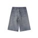 Men's American Retro Puppy Embroidered Denim Shorts New Summer Style Loose Oversized Relaxed Five Point Shorts_viptrois.com