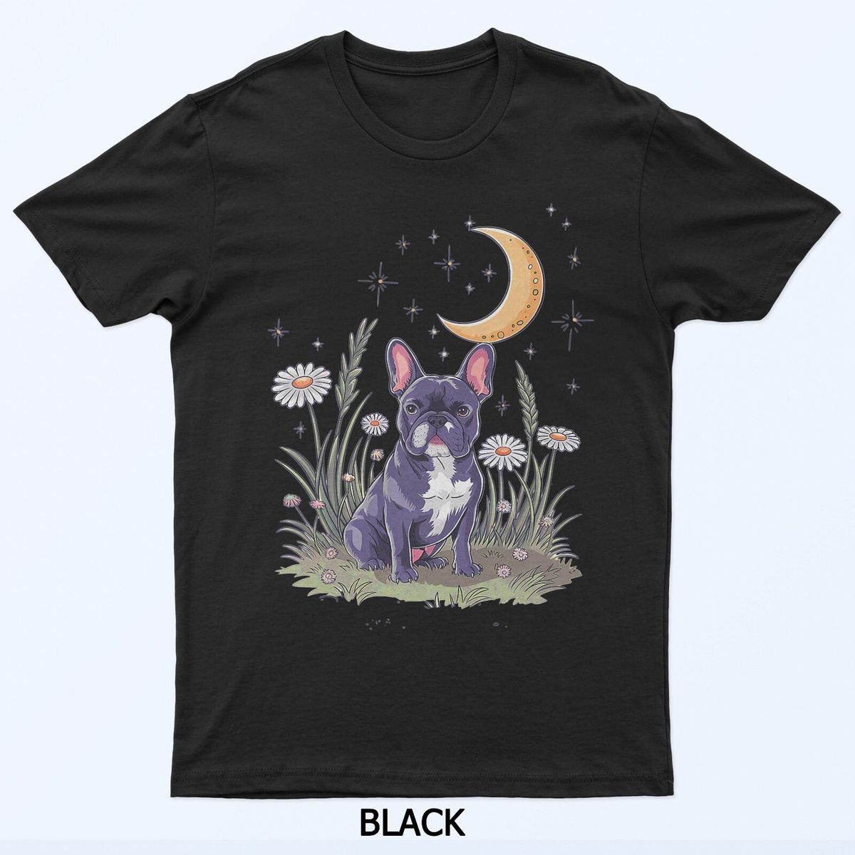 Vintage French Bulldog Floral Flowers Dog Lover Gift Women T-Shirt Mens Womens Tees Top_viptrois.com