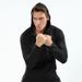 Man's clothing Long zip hooded sports coat Men's workout clothes muscle training running_viptrois.com