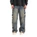 Vintage Loose Wide Leg Jeans Men's Summer Loose Straight Trousers_viptrois.com