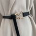 Fashion belt women's thin belt to match suit coat knotted decoration waist slimming_viptrois.com