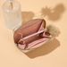 Women's Quilted Women's Wallet With Zipper & Fur Ball - Short Purse With Butterfly Charm (Minimalist & Versatile)_viptrois.com
