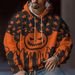 2024 New Halloween Casual Loose Hooded Pullover Little Pumpkin Men's Sweatshirt_viptrois.com