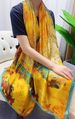 Lijin Satin White Birch Forest Mulberry Silk Women's Neck Sun Protection Shawl Summer Beach Large Long Scarf_viptrois.com