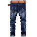 European And American Jeans Men's Ripped Men's Straight Jeans Old Men's Clothing_viptrois.com