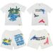 Beach Palm Skull Letter Print T-shirt & Casual Shorts Unisex Loose Cotton Streetwear Separates For Men Women_viptrois.com